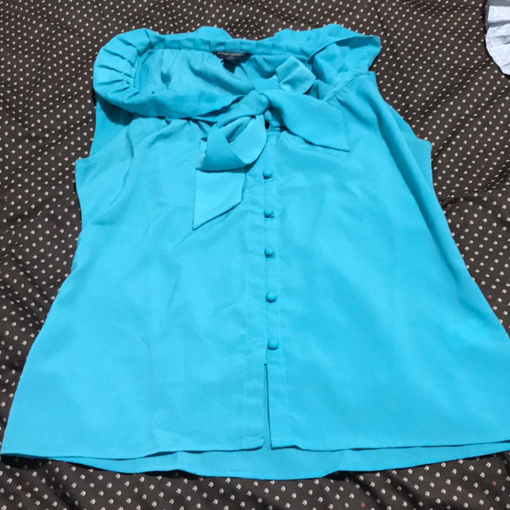Turquoise blouse